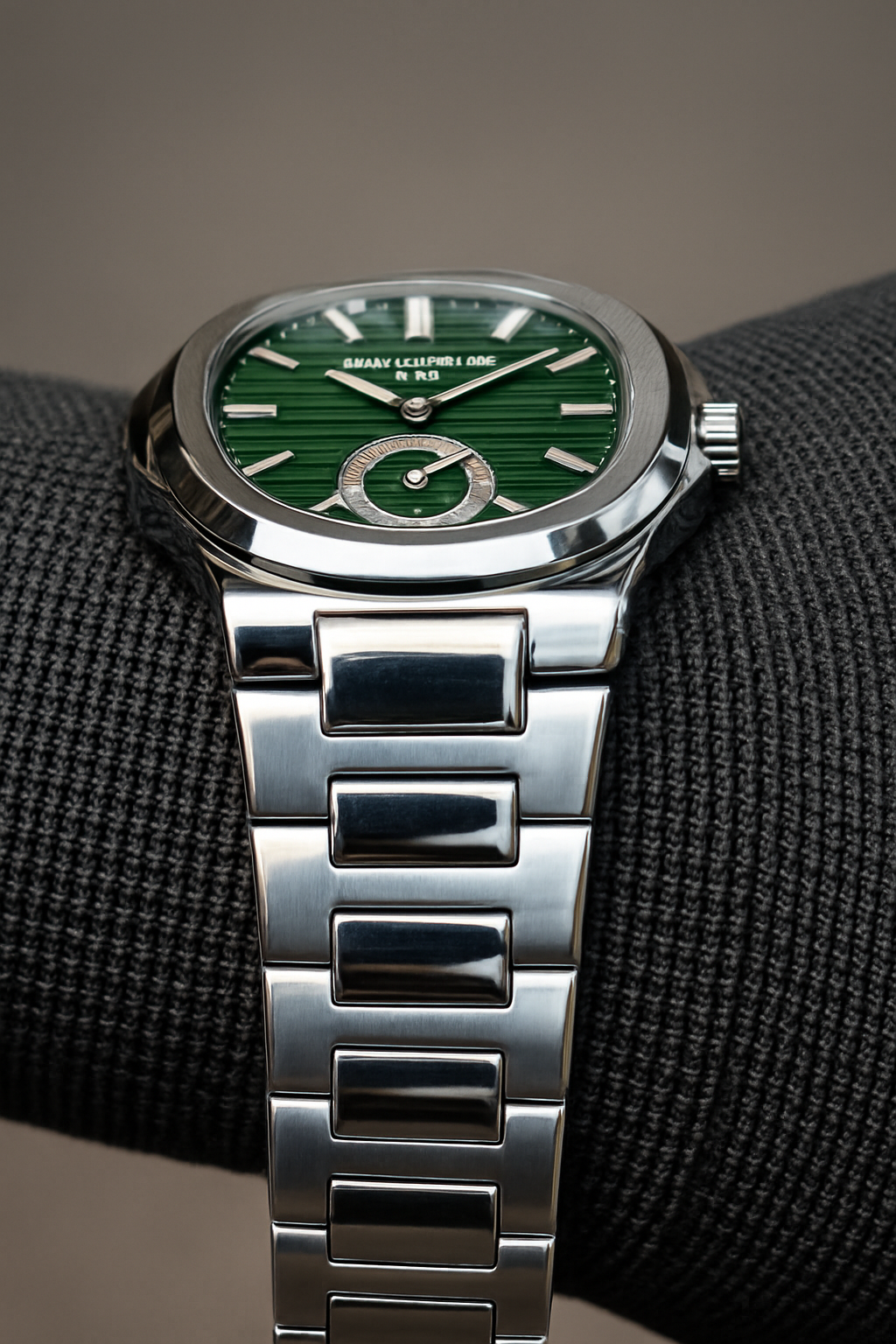 Patek Philippe Luxury Green Dial Stainless Steel Watch – Premium Automatic Design