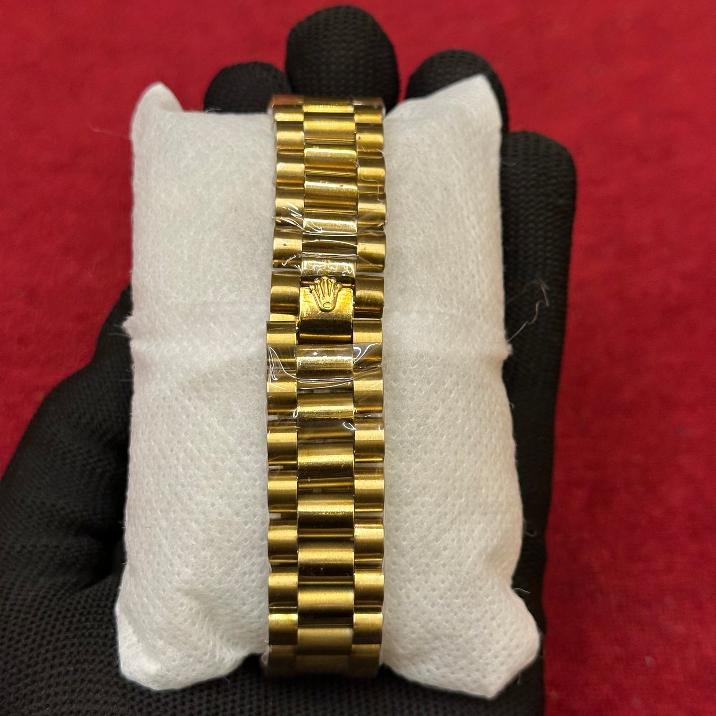 RLX Luxury Gold Day-Date Watch – Premium Black Dial & Full Stainless Steel Build