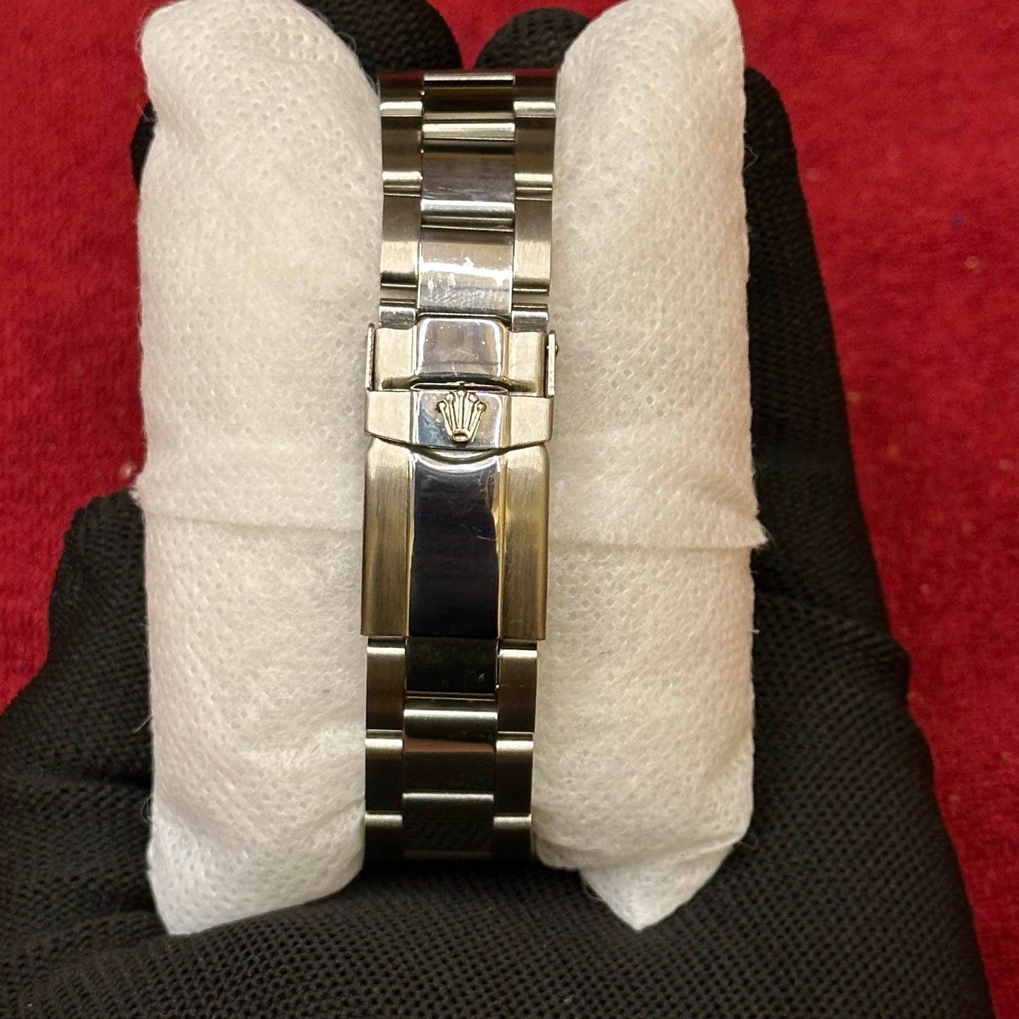 RLX Luxury Rainbow Bezel Chronograph Watch – Stainless Steel | Multi-Color Gem Look | Premium Sports Design