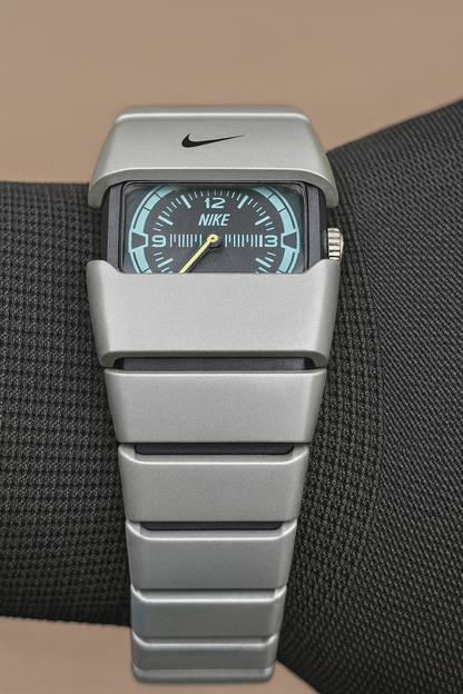 Nike Modern Silver Sport Wristwatch – Rectangular Dial | Premium Active Design