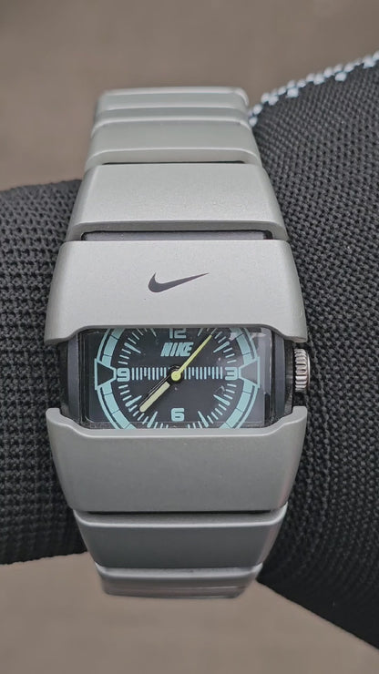 Nike Modern Silver Sport Wristwatch – Rectangular Dial | Premium Active Design