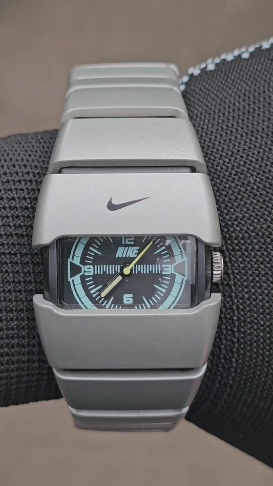 Nike Modern Silver Sport Wristwatch – Rectangular Dial | Premium Active Design